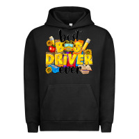 Pigment Black best bus driver ever Urban Hoodie - NancyCooperArtShop
