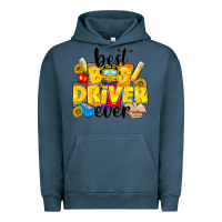 Pigment Midnight Navy best bus driver ever Urban Hoodie - NancyCooperArtShop