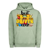 Pigment Oil Green best bus driver ever Urban Hoodie - NancyCooperArtShop