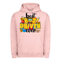 Pigment Salmon best bus driver ever Urban Hoodie - NancyCooperArtShop