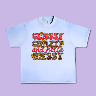 Classy Crafty And Hella Sassy Urban Heavy Tee Designed By Hra Design Shop
