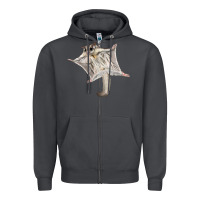 Smoke sugar glider Zipper Hoodie - LillyAllenDesigns