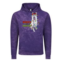 Cloud Purple merry and bright white shepherd Vintage Hoodie - RanaPortraitStore