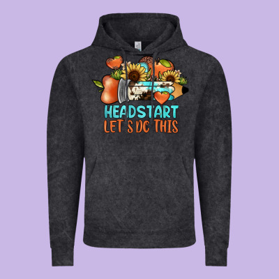 Headstart Let's Do This Vintage Hoodie Designed By Jahusdesignshop