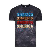 Cloud Black Western America Vintage Tee - Neo Western