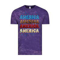 Cloud Purple Western America Vintage Tee - Neo Western