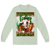 Matcha Christmas feeling jolly cow Long Sleeve Tee - Artiststas