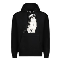 Black shih tzu dog Premium Hoodie - LillyAllenDesigns