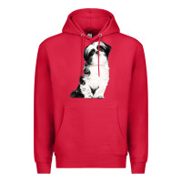 Cardinal shih tzu dog Premium Hoodie - LillyAllenDesigns