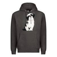 Smoke shih tzu dog Premium Hoodie - LillyAllenDesigns