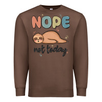 Chestnut nope not today Premium Sweatshirt - MaliasSmallBusiness