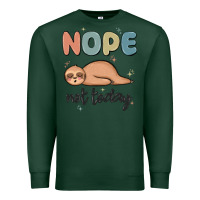 Sports Green nope not today Premium Sweatshirt - MaliasSmallBusiness