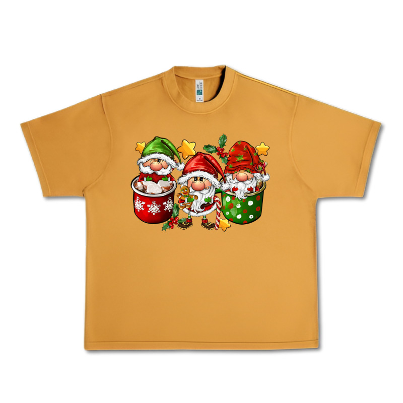 Coffee Cup Santa Gnomies Urban Heavy Tee by FaDigitalArtStudio | Teevron