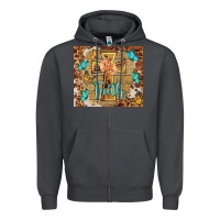 Smoke faith cross Zipper Hoodie - BarkalooDesign
