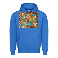 True Royal faith cross Zipper Hoodie - BarkalooDesign