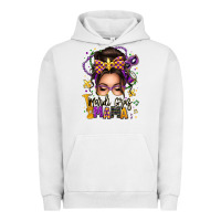 Pigment Lunar Rock mardi gras mama messy bun Urban Hoodie - texasbilliewilder