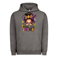 Pigment Tornado mardi gras mama messy bun Urban Hoodie - texasbilliewilder