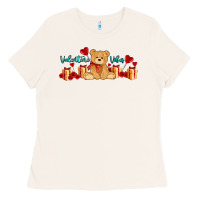 Bone valentines vibes with gifts and bear Ladies Tee - AdoDesignShop