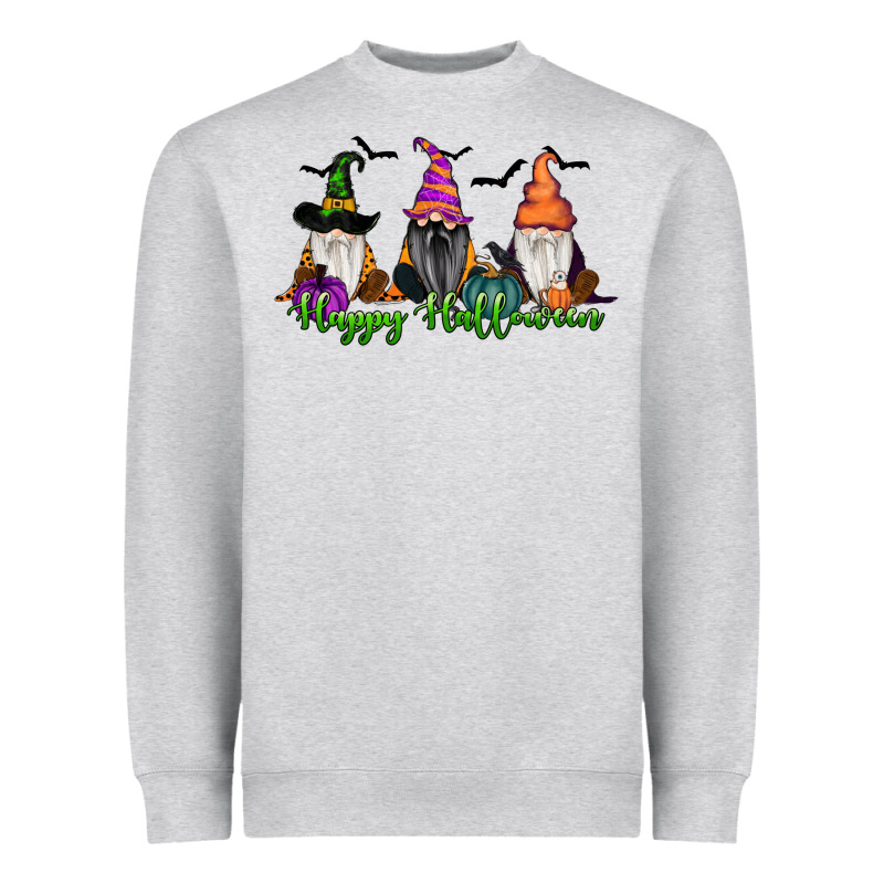 Happy Halloween Gnome Pumpkin Heavyweight Sweatshirt by RanaPortraitStore | Teevron
