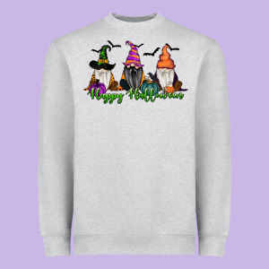 Happy Halloween Gnome Pumpkin Heavyweight Sweatshirt Designed By Ranaportraitstore