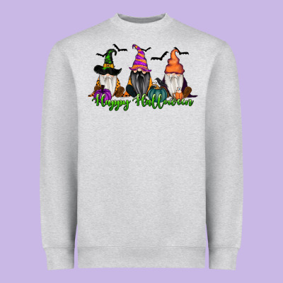 Happy Halloween Gnome Pumpkin Heavyweight Sweatshirt Designed By Ranaportraitstore