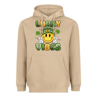 Mushroom lucky vibes Heavyweight Hoodie - MaliasSmallBusiness