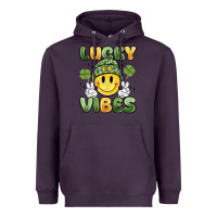 Plum lucky vibes Heavyweight Hoodie - MaliasSmallBusiness