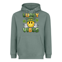 Sage lucky vibes Heavyweight Hoodie - MaliasSmallBusiness