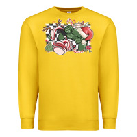 Lemon gamer christmas game controller Premium Sweatshirt - MaliasSmallBusiness