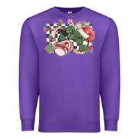 Purple gamer christmas game controller Premium Sweatshirt - MaliasSmallBusiness