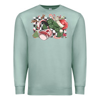 Seafoam gamer christmas game controller Premium Sweatshirt - MaliasSmallBusiness
