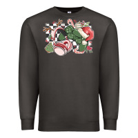 Smoke gamer christmas game controller Premium Sweatshirt - MaliasSmallBusiness
