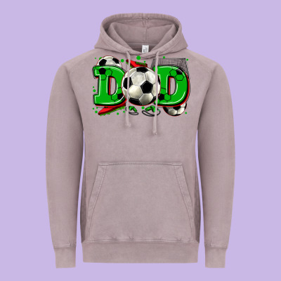 Dad Soccer Vintage Hoodie Designed By Zillion Design Studio