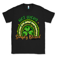 Black not lucky simply blessed rainbow Classic Tee - Artiststas