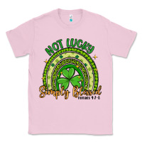 Bubblegum Pink not lucky simply blessed rainbow Classic Tee - Artiststas