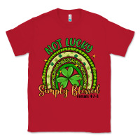 Red not lucky simply blessed rainbow Classic Tee - Artiststas