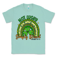 Seafoam not lucky simply blessed rainbow Classic Tee - Artiststas