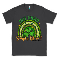 Smoke not lucky simply blessed rainbow Classic Tee - Artiststas
