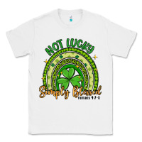 White not lucky simply blessed rainbow Classic Tee - Artiststas