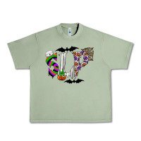 Oil Green slp Urban Heavy Tee - CowhideDigitalArt