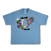 Pebble Blue slp Urban Heavy Tee - CowhideDigitalArt