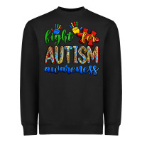 Black fight for autism awareness Heavyweight Sweatshirt - Zillion Design Studio