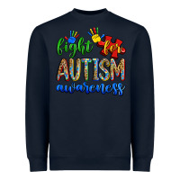 Navy fight for autism awareness Heavyweight Sweatshirt - Zillion Design Studio