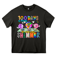 Asphalt 100 Days Of Making The Whole Class Shimmer Heavy Core Tee - CowhideDigitalArt