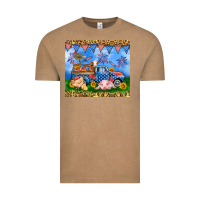 Vintage Coffee America farm animals truck 20oz skinny tumbler Vintage Tee - Neo Western