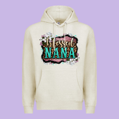 Blessed Nana Premium Hoodie Designed By Lillyallendesigns