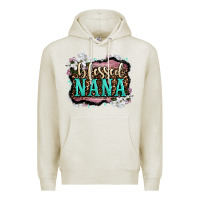 Oatmeal Heather blessed nana Premium Hoodie - LillyAllenDesigns