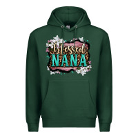 Sports Green blessed nana Premium Hoodie - LillyAllenDesigns