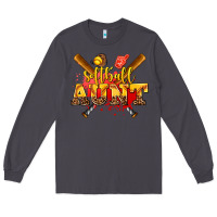 Smoke softball aunt Long Sleeve Tee - AdoDesignShop