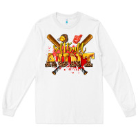White softball aunt Long Sleeve Tee - AdoDesignShop